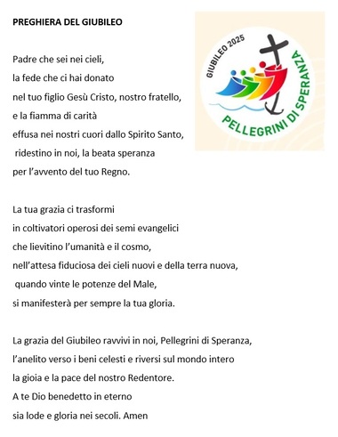 Preghiera del Giubileo